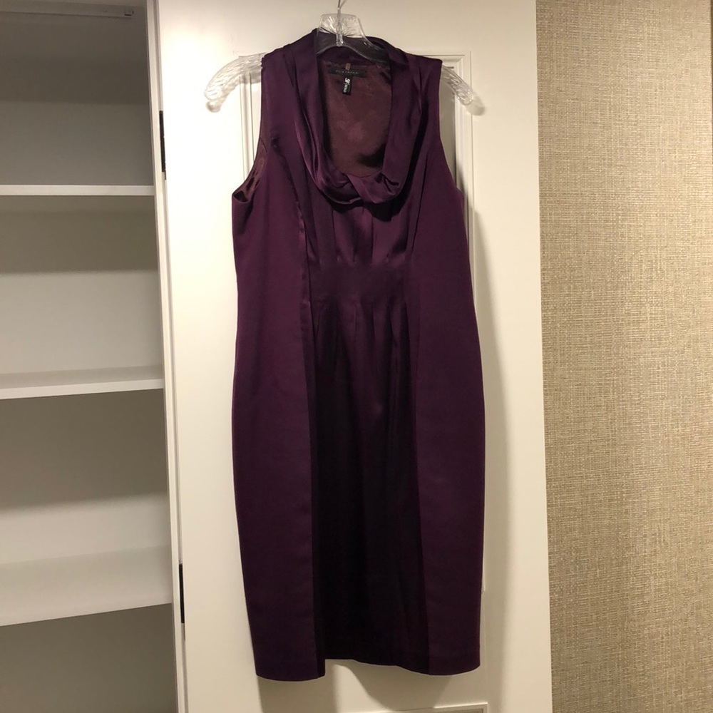 Elie Tahari Plum Dress